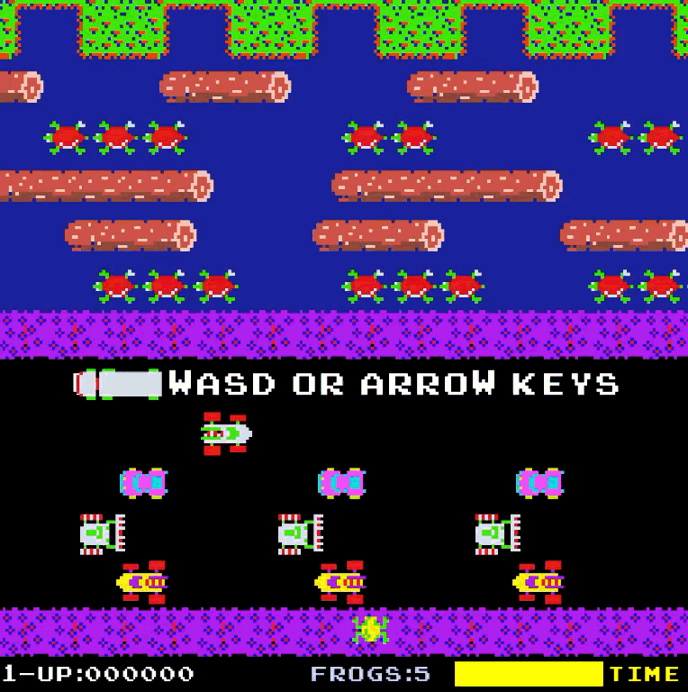 Frogger - P5.JS Remake